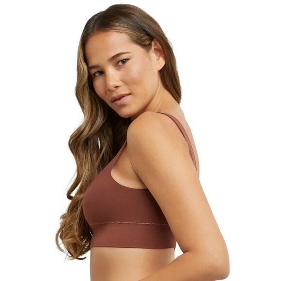 Maidenform Seamless Scoop Crop Wireless Bra MBW107 Brown XXXL - Picture 2 of 5